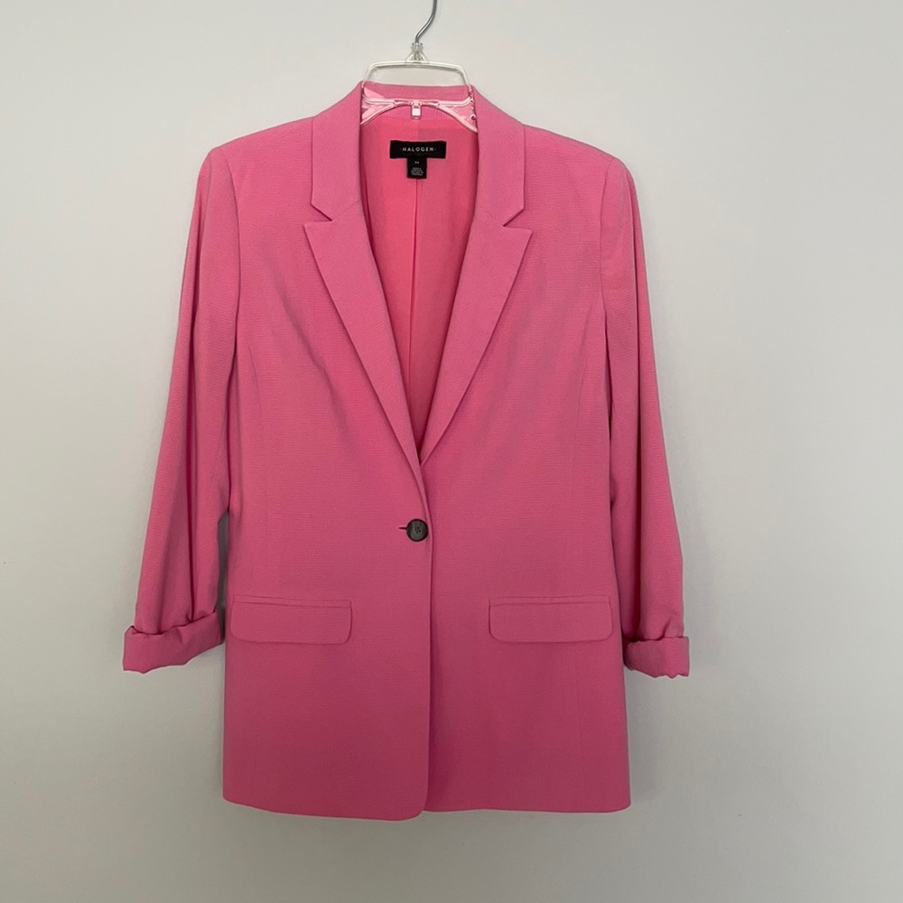 Halogen Oversized Pink Blazer – XS - Picture 1 of 4